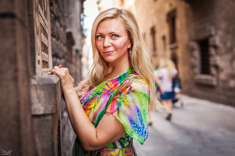 Женская фотосессия в Барселоне. Фотограф в Барселоне Испании Маслик Юлия