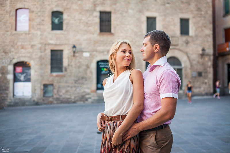 Летняя семейная фотосессия в Барселоне. Фотограф в Барселоне Испании Маслик Юлия