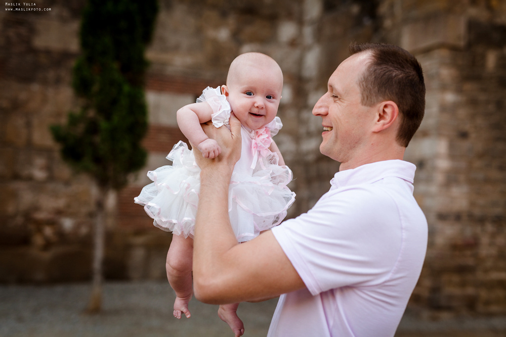 Летняя семейная фотосессия в Барселоне. Фотограф в Барселоне Испании Маслик Юлия