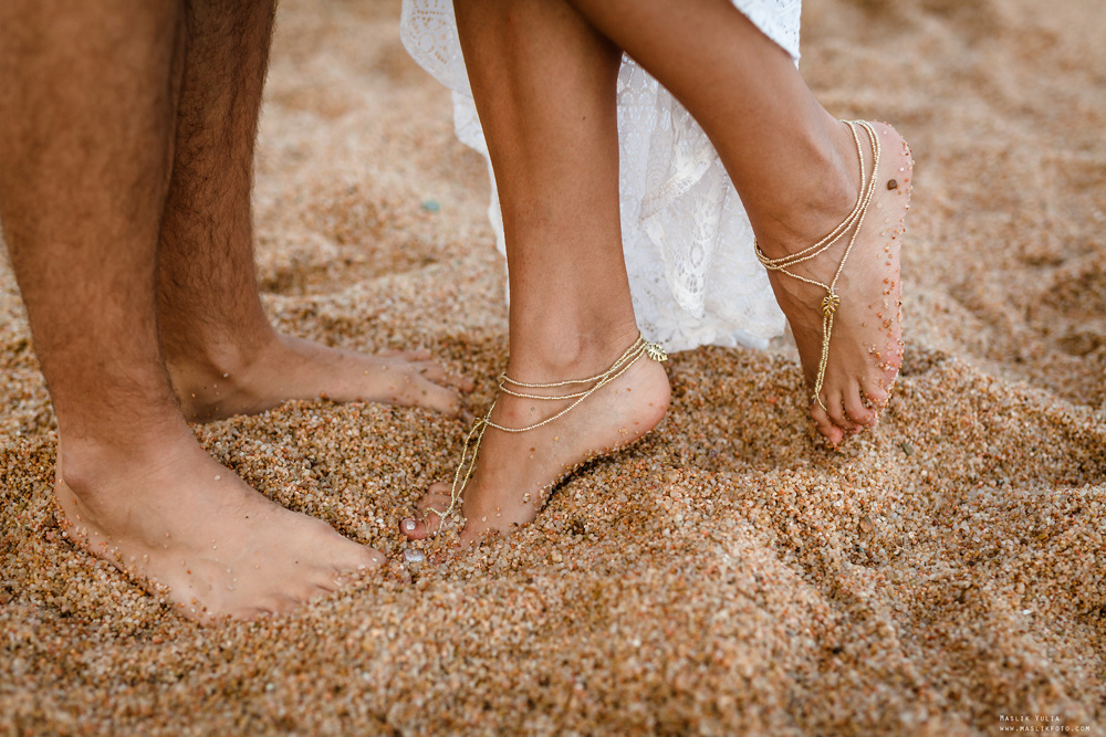 Пляжная фотосессия в Калелье. Фотограф в Барселоне Испании Маслик Юлия