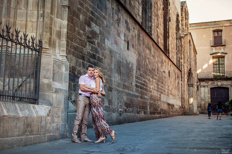 Летняя семейная фотосессия в Барселоне. Фотограф в Барселоне Испании Маслик Юлия