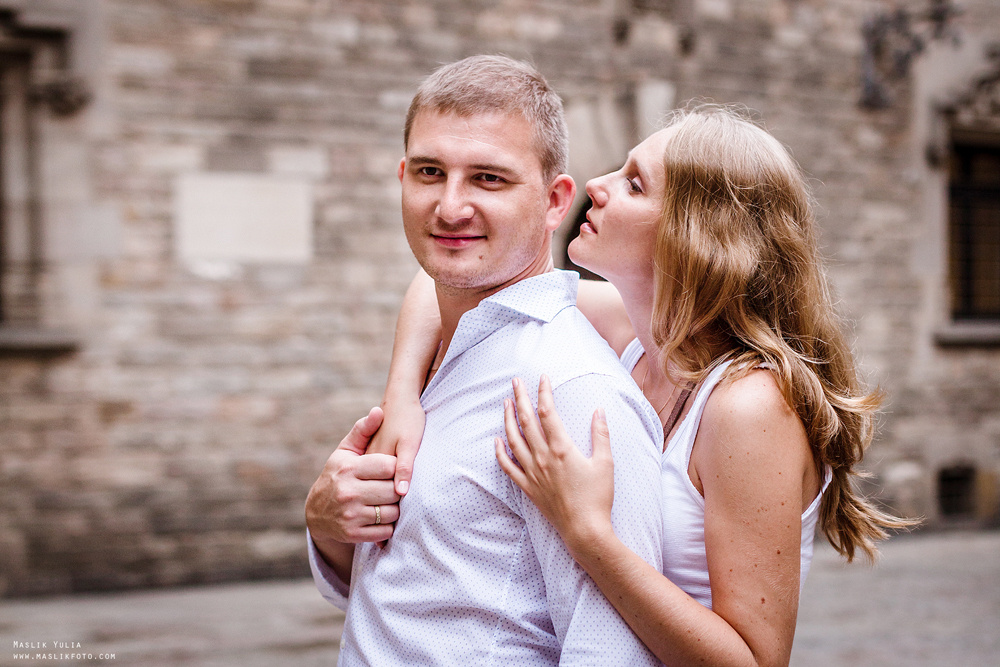 Вечерняя фотосессия  в Ллорет де Мар. Фотограф в Барселоне Испании Маслик Юлия