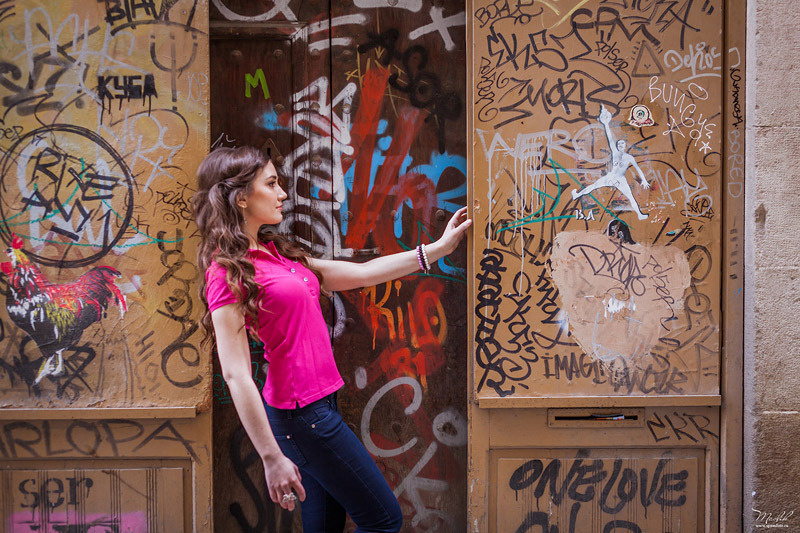 Весенняя фотосессия в Барселоне. Фотограф в Барселоне Испании Маслик Юлия