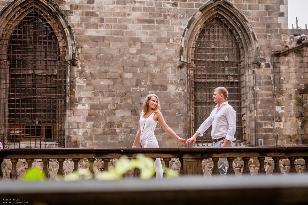 Вечерняя фотосессия  в Ллорет де Мар. Фотограф в Барселоне Испании Маслик Юлия