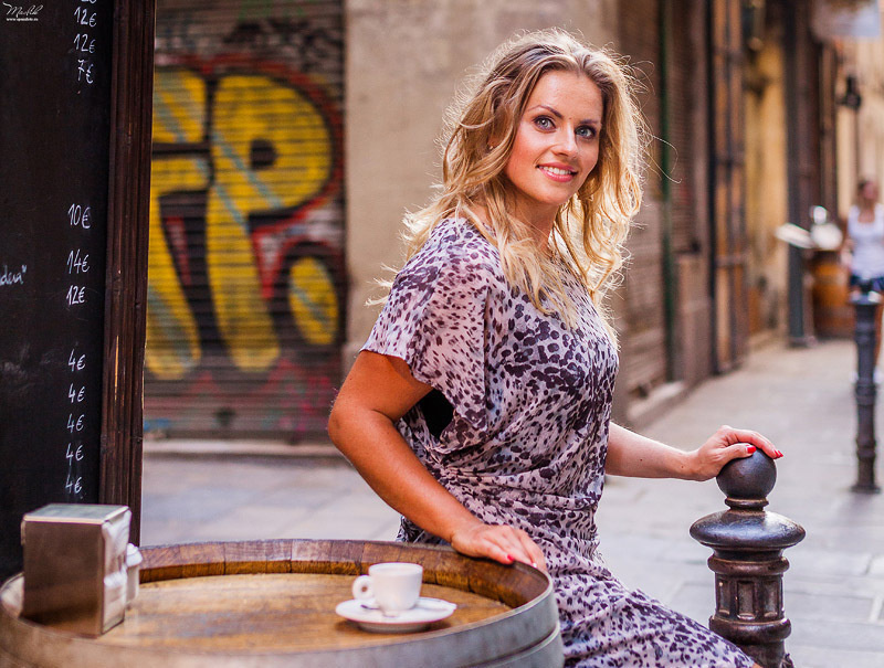 Модная фотосессия в Барселоне. Фотограф в Барселоне Испании Маслик Юлия