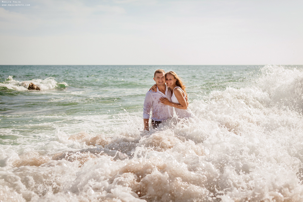 Вечерняя фотосессия  в Ллорет де Мар. Фотограф в Барселоне Испании Маслик Юлия