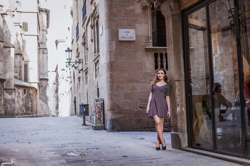 Весенняя фотосессия в Барселоне. Фотограф в Барселоне Испании Маслик Юлия