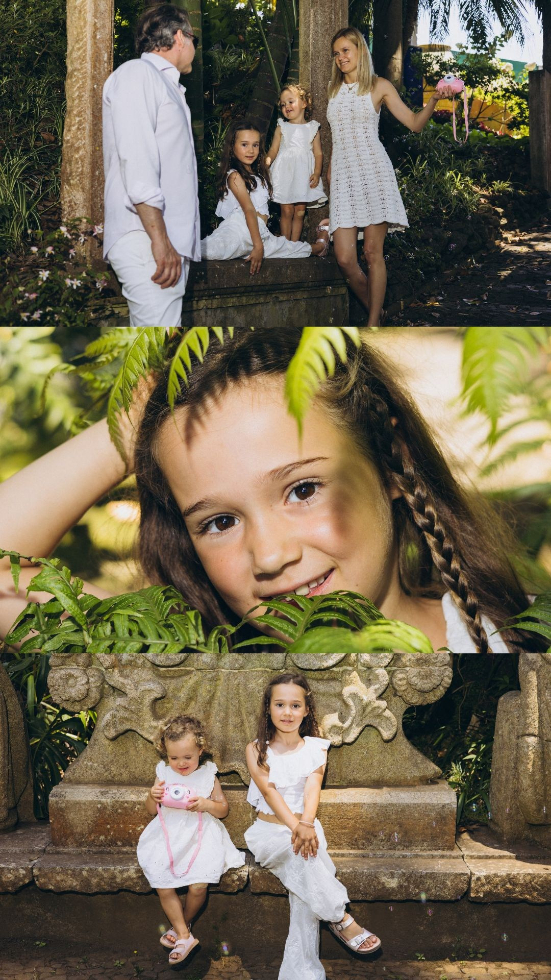 Family photoshoot In Monte Palace. Fotógrafa na Madeira para casais, pedidos de casamento, elopements e casamentos íntimos | Tatiana