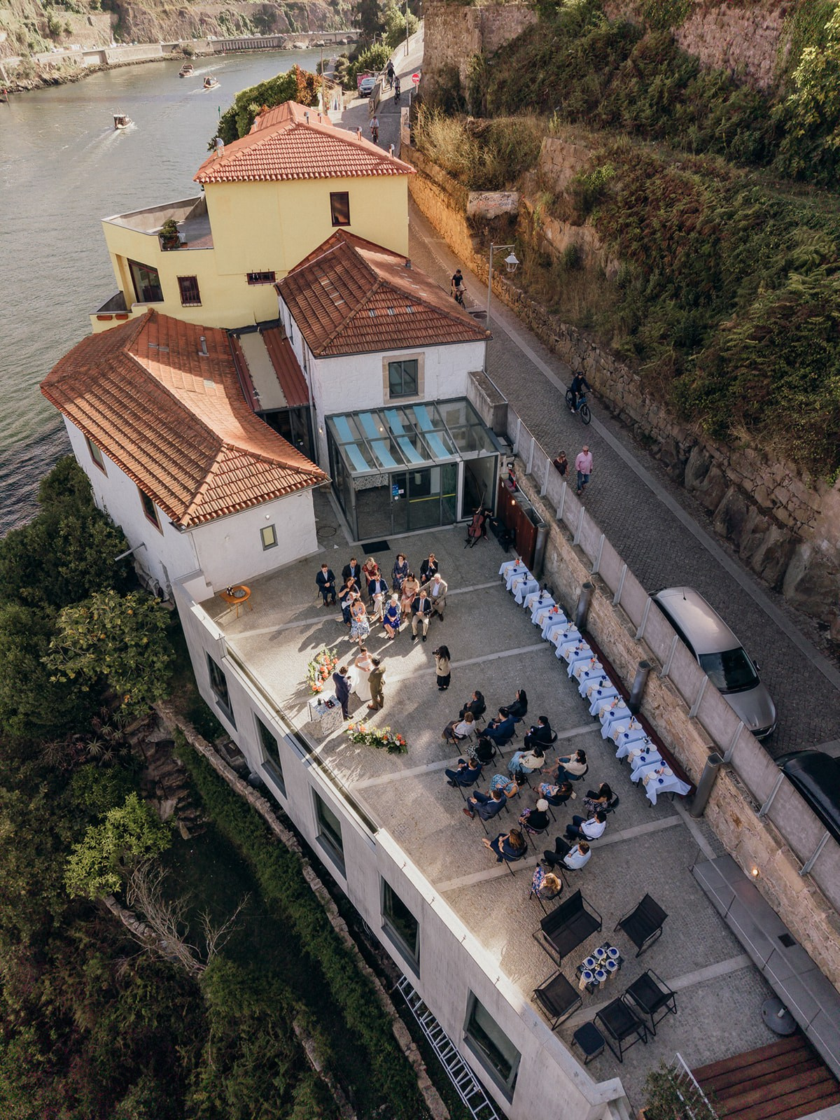 Fotografia drone casamento - Porto