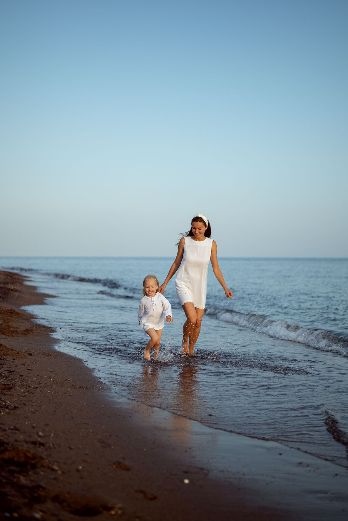 Семейная фотосессия на пляже в Белеке. Фотограф Анталия, Кемер, Белек, Сиде Дарья Кая