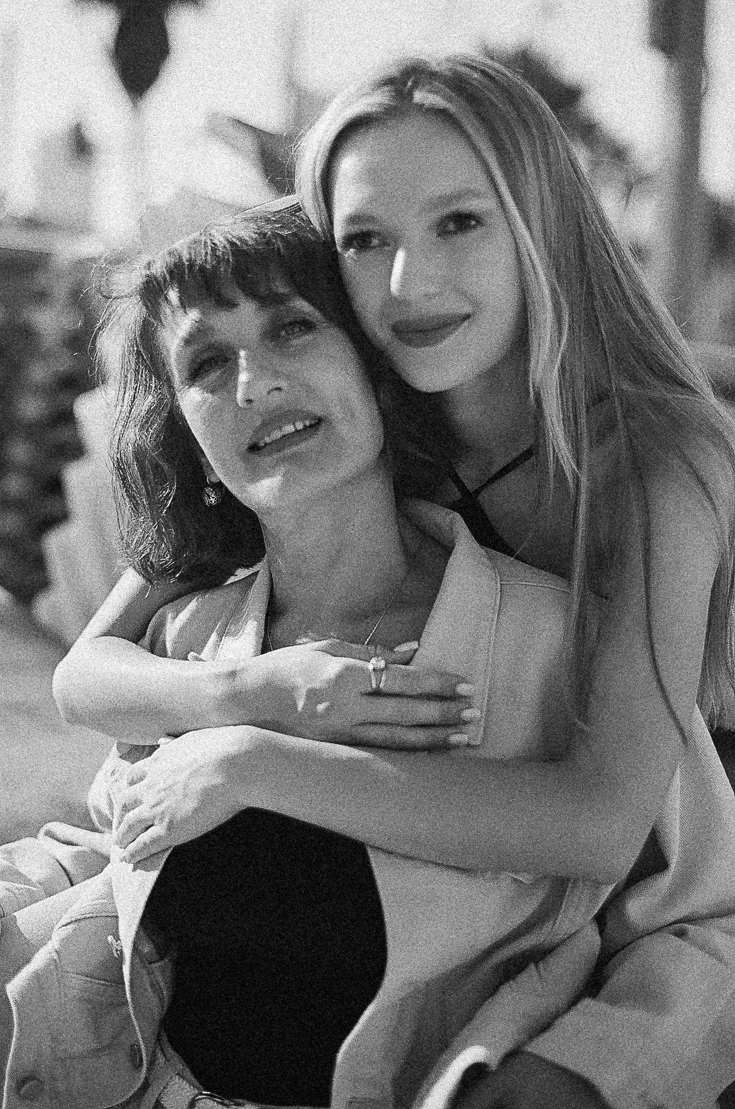 Marina and Mother. Film photographer