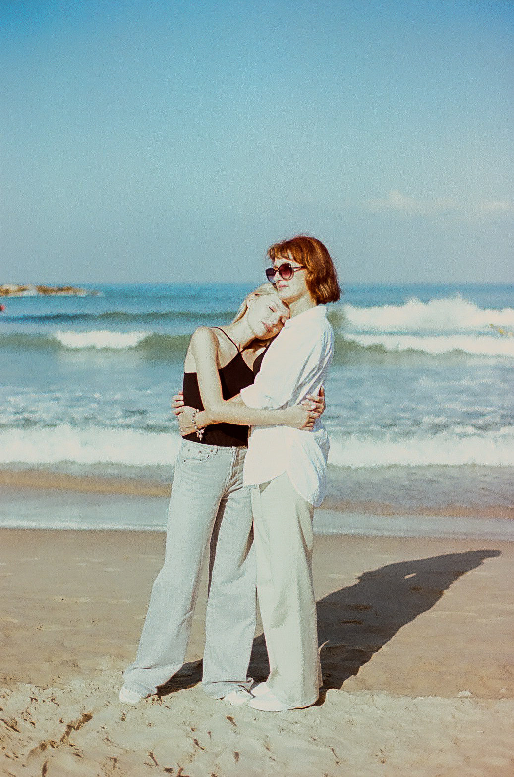 Marina and Mother. Film photographer