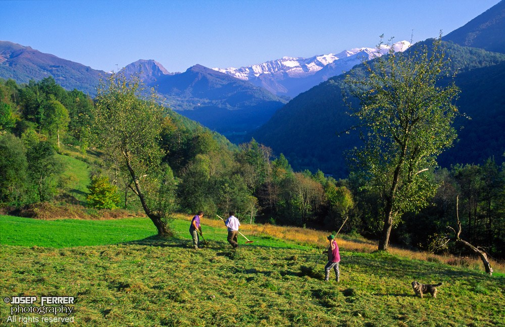 Farmers, Ariège, France