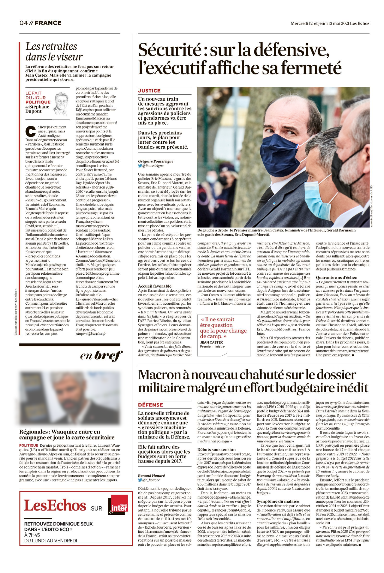 Les Echos, 12 mai 2021