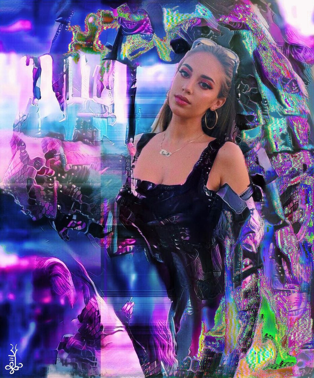 ALINA BARAZ Glitch Art by Ke’Ondris