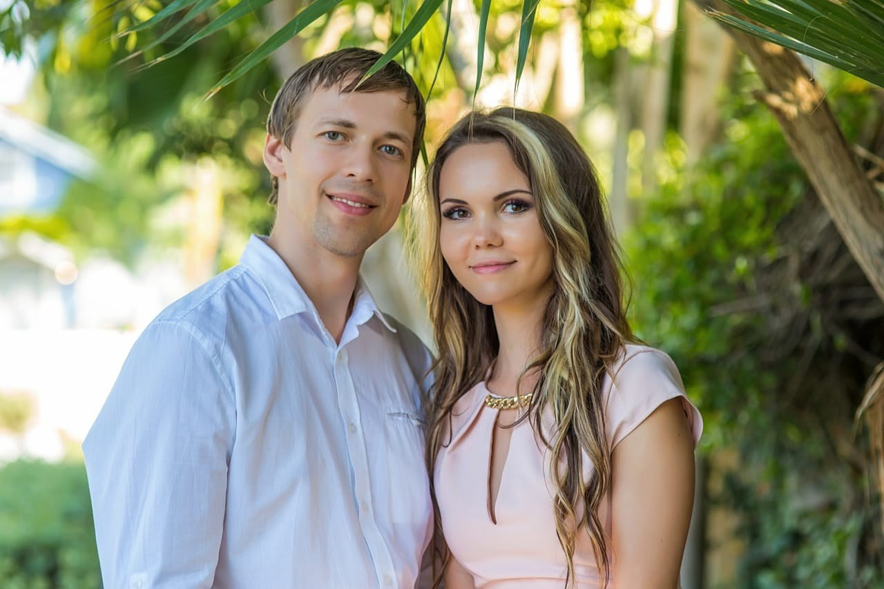 Stunning Venice Canals wedding photography portrait, featuring a couple embracing