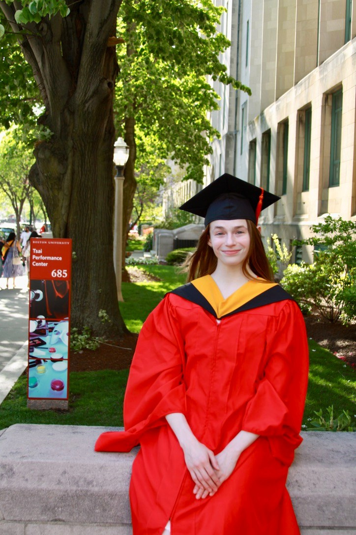 Masters graduation with Rach. Kelly Sang, graduation and portrait photographer in Boston