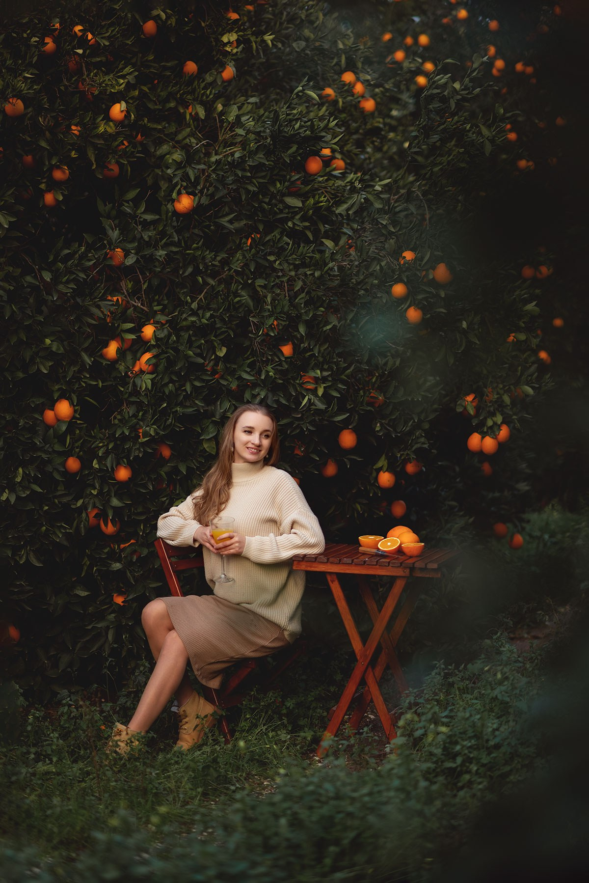 Апельсиновый сад в Анталии. Фотограф Анталия, Кемер, Белек, Сиде Дарья Кая