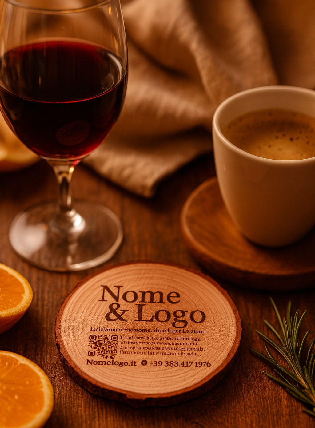 Incisione laser personalizzata per eventi e aziende in Abruzzo. Fotografo eventi e aziendale in Abruzzo — Valerio S. | VSFoto Pescara, Teramo, L’Aquila