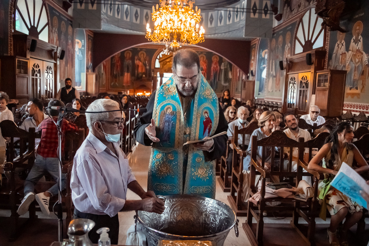 Christening photoshoot Germasoya, Cyprus