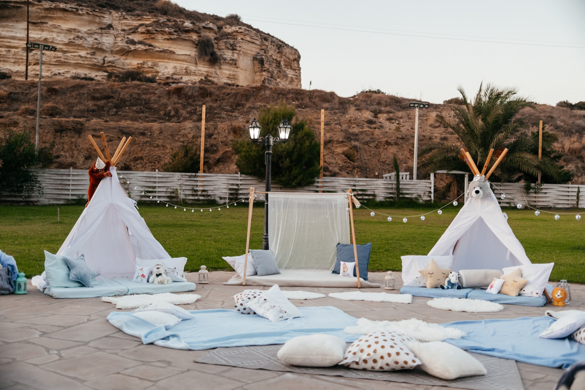 Christening photoshoot Kurion, Cyprus