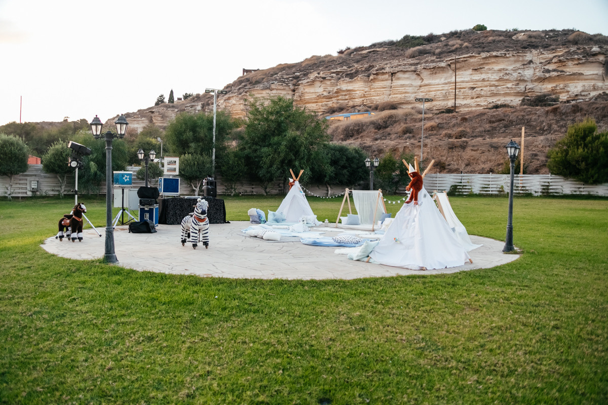 Christening photoshoot Kurion, Cyprus