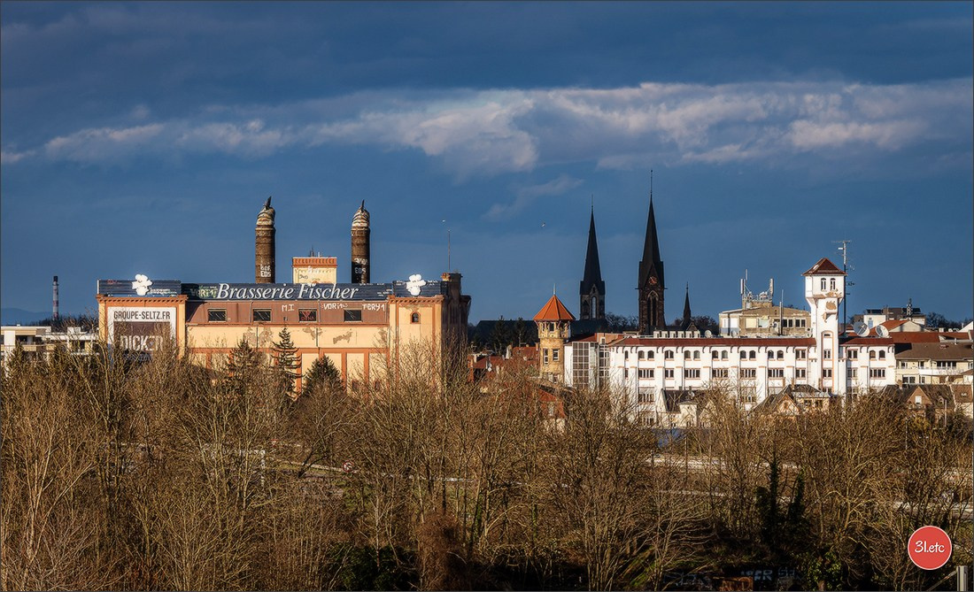 Vue de la ville un peu d'en haut. Photographe à Strasbourg | Portraits, Studio, Enfants, Événements