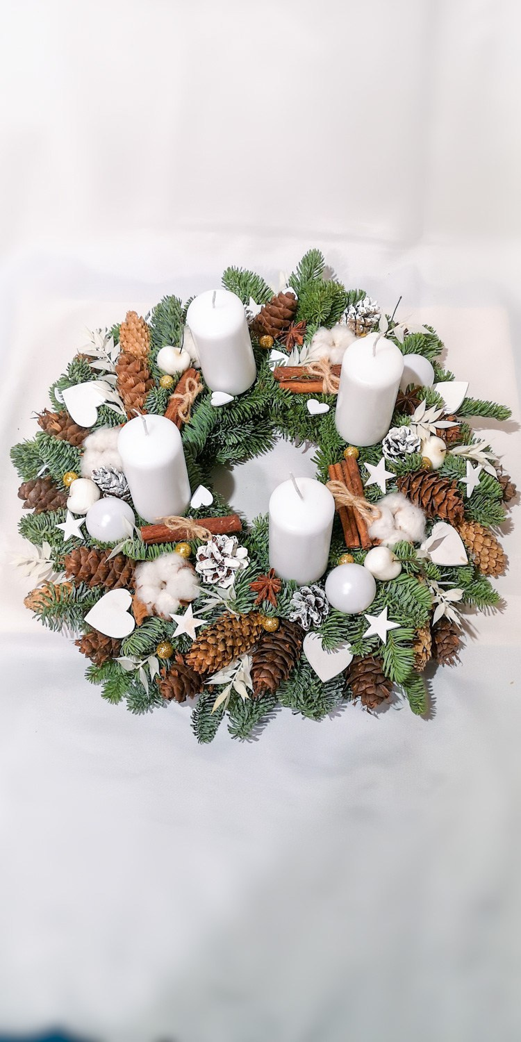 Adventes vainadziņi. Event design, decoration, floristry, gift, Irina Novika, Riga, Latvia