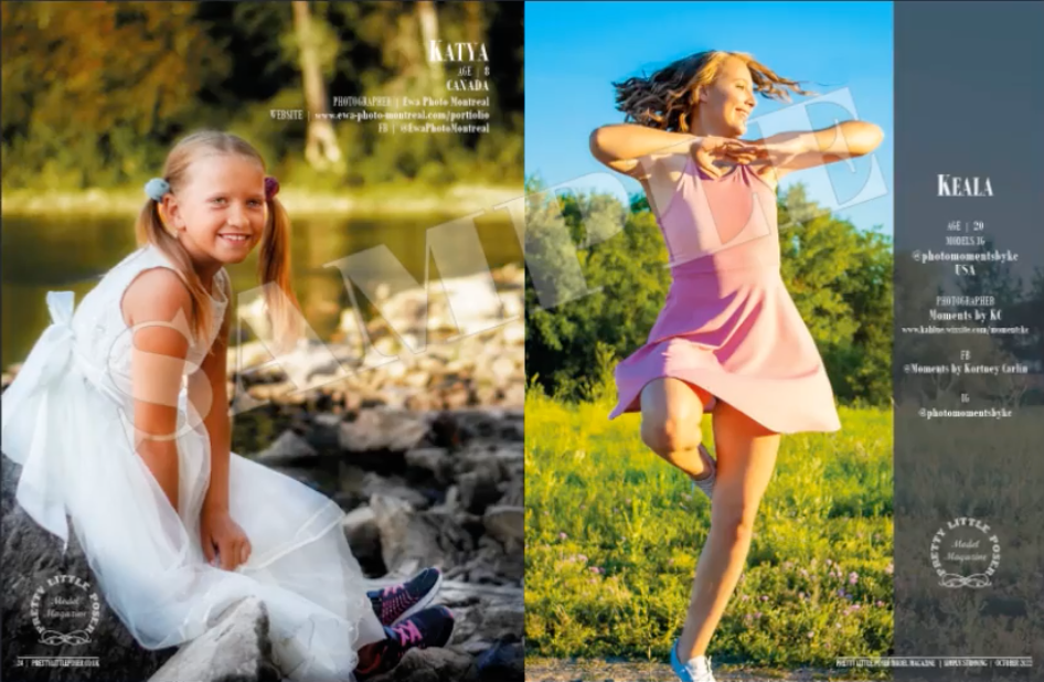 Sur les pages des magazines. Семейный и детский фотограф в Монреале Ewa Molchanovskaya