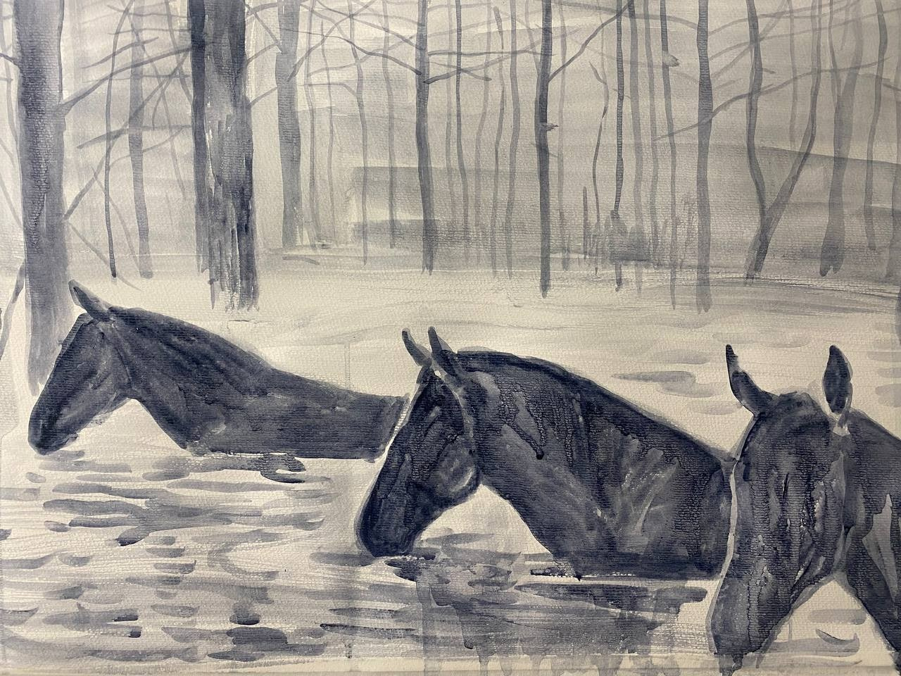 Chevaux. Marina Antonova