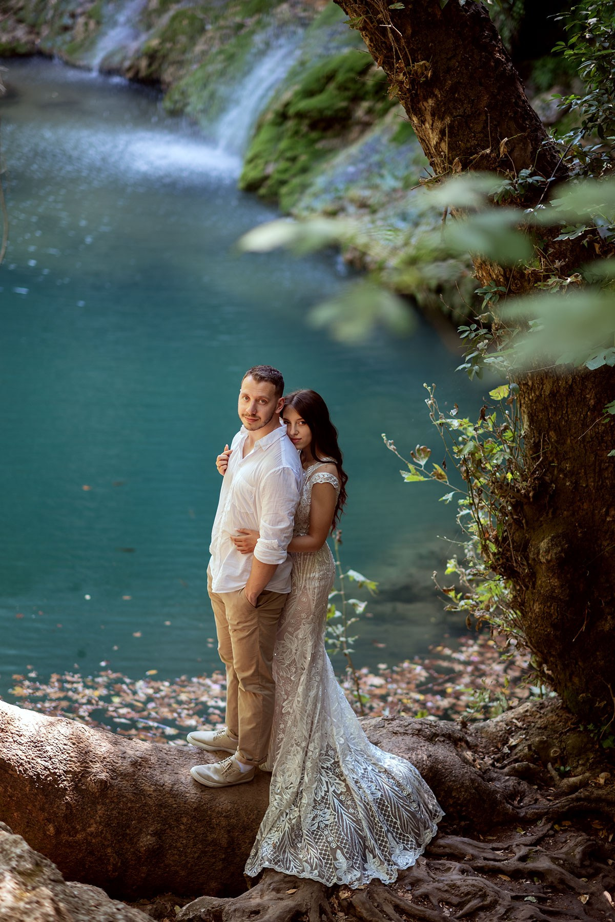 Живописный водопад с бирюзовой водой в Анталии. Фотограф Анталия, Кемер, Белек, Сиде Дарья Кая