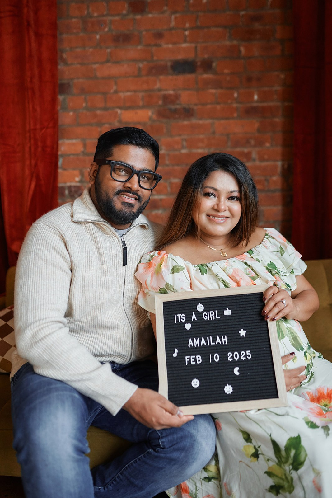 Maternity indoor and studio photoshoot. Professional Wedding and event photographer USA New York