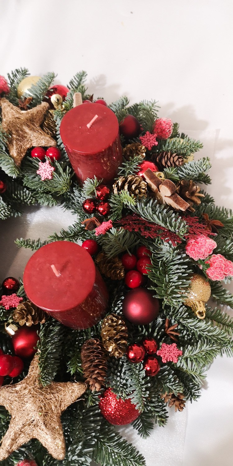 Adventes vainadziņi. Event design, decoration, floristry, gift, Irina Novika, Riga, Latvia