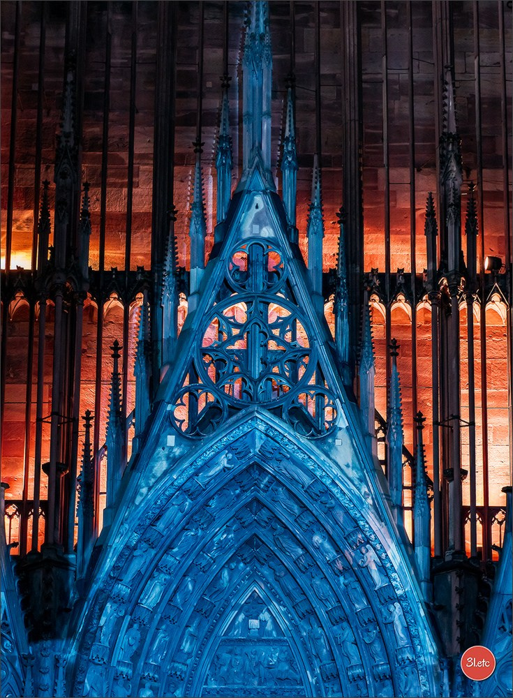 La mise en lumière de la Cathédrale de Strasbourg, du 5 juillet au 8 s. Photographe à Strasbourg | Portraits, Studio, Enfants, Événements