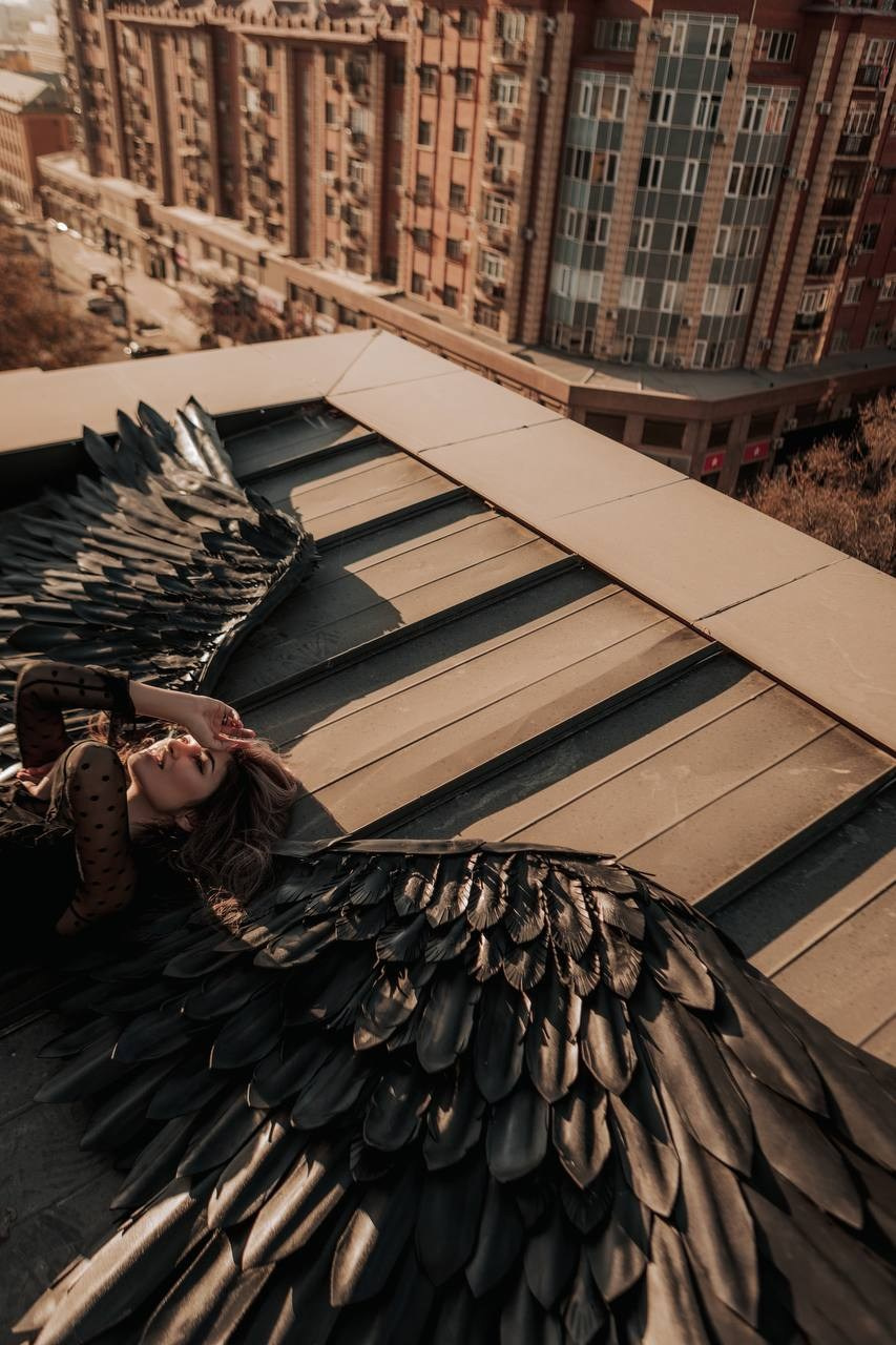 На крыше. Фотограф Вероника Яцына в Ташкенте