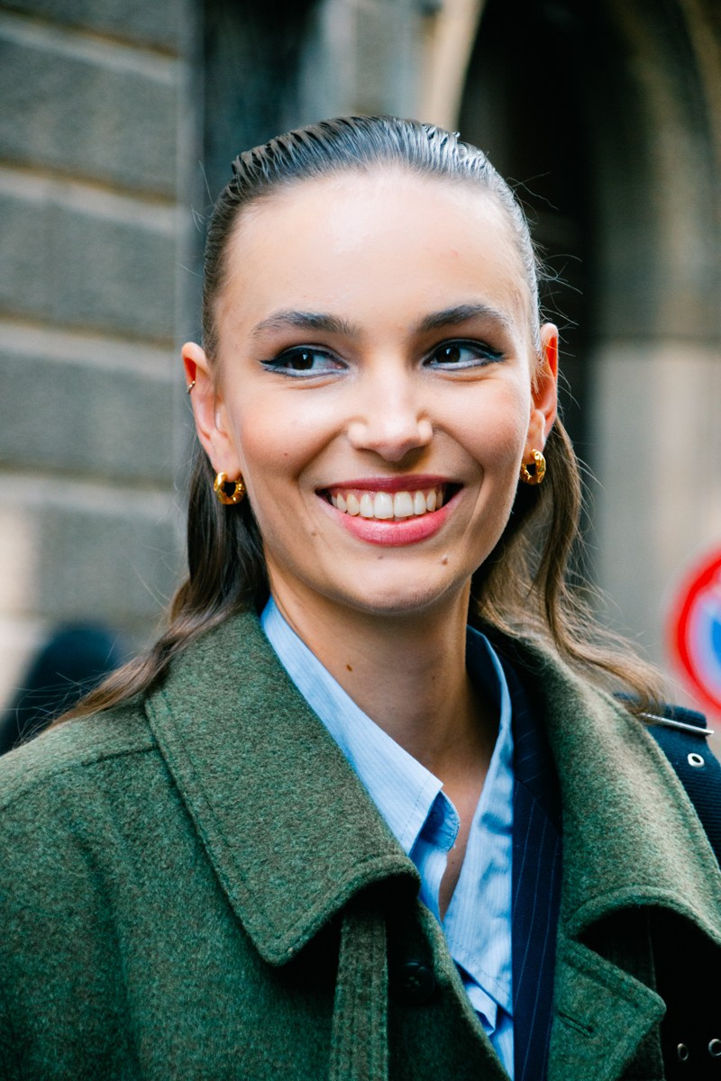 Street style in Milan. Milano Fashion Week