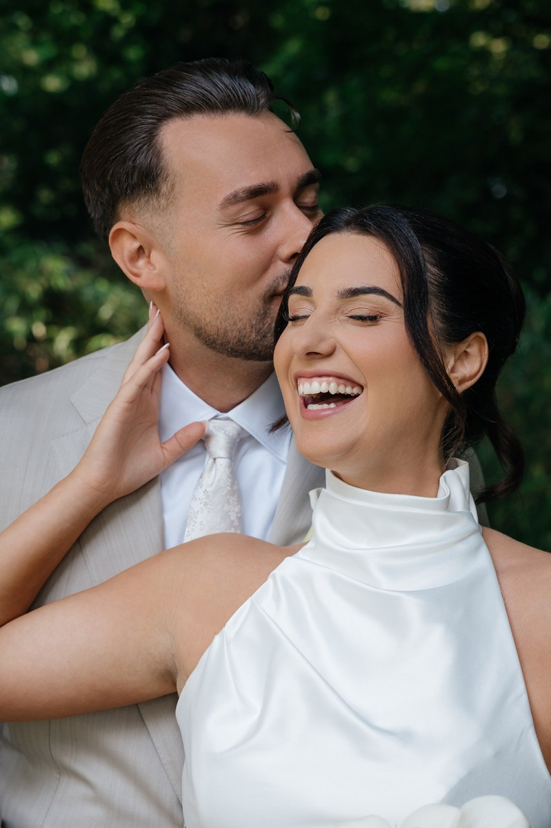 classic portrait of the couple