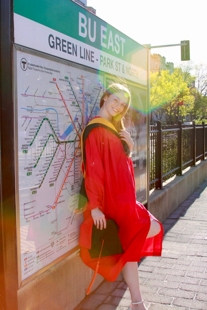 Masters graduation with Rach. Kelly Sang, graduation and portrait photographer in Boston