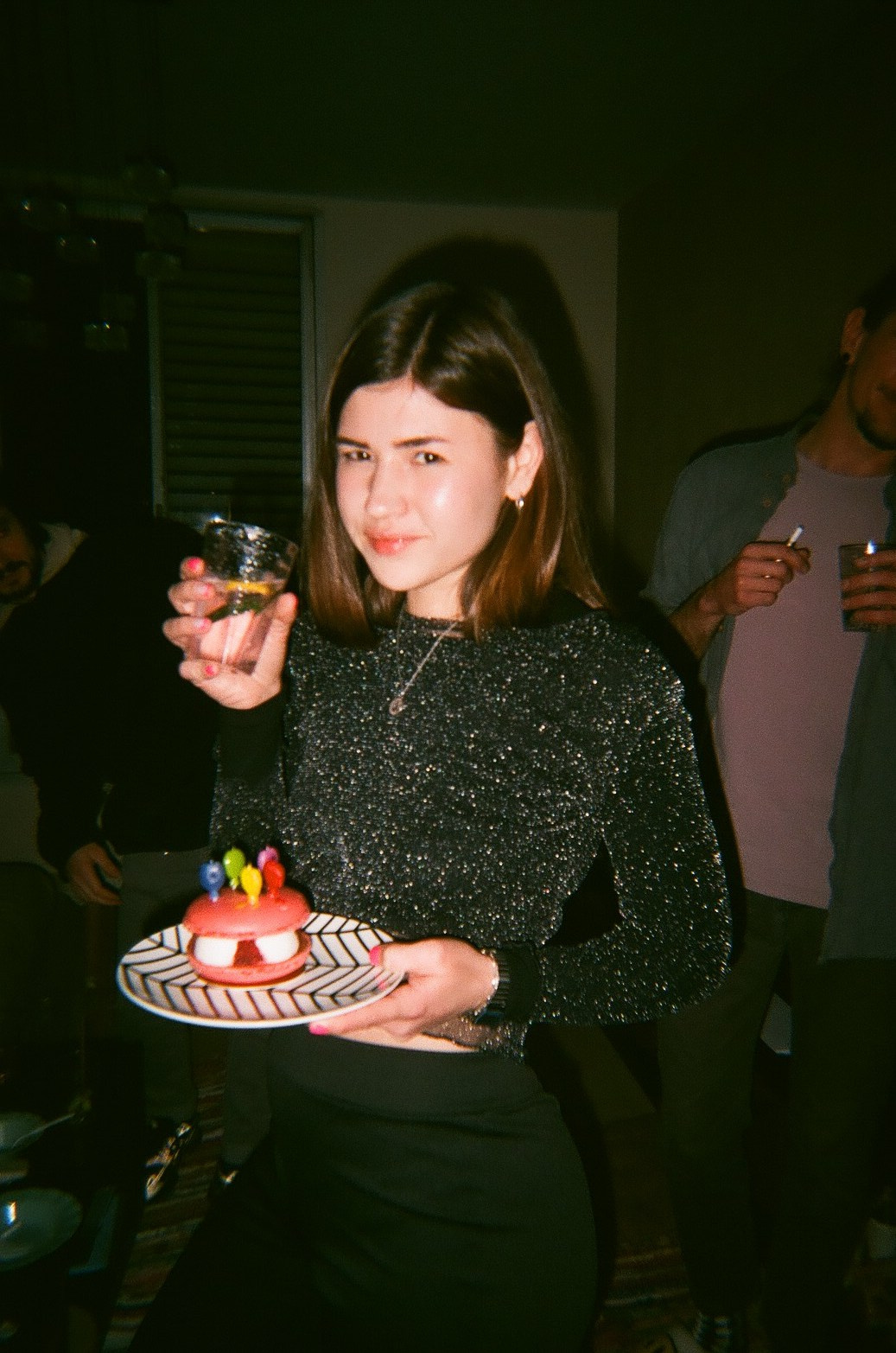 B-day party. Film portrait photographer