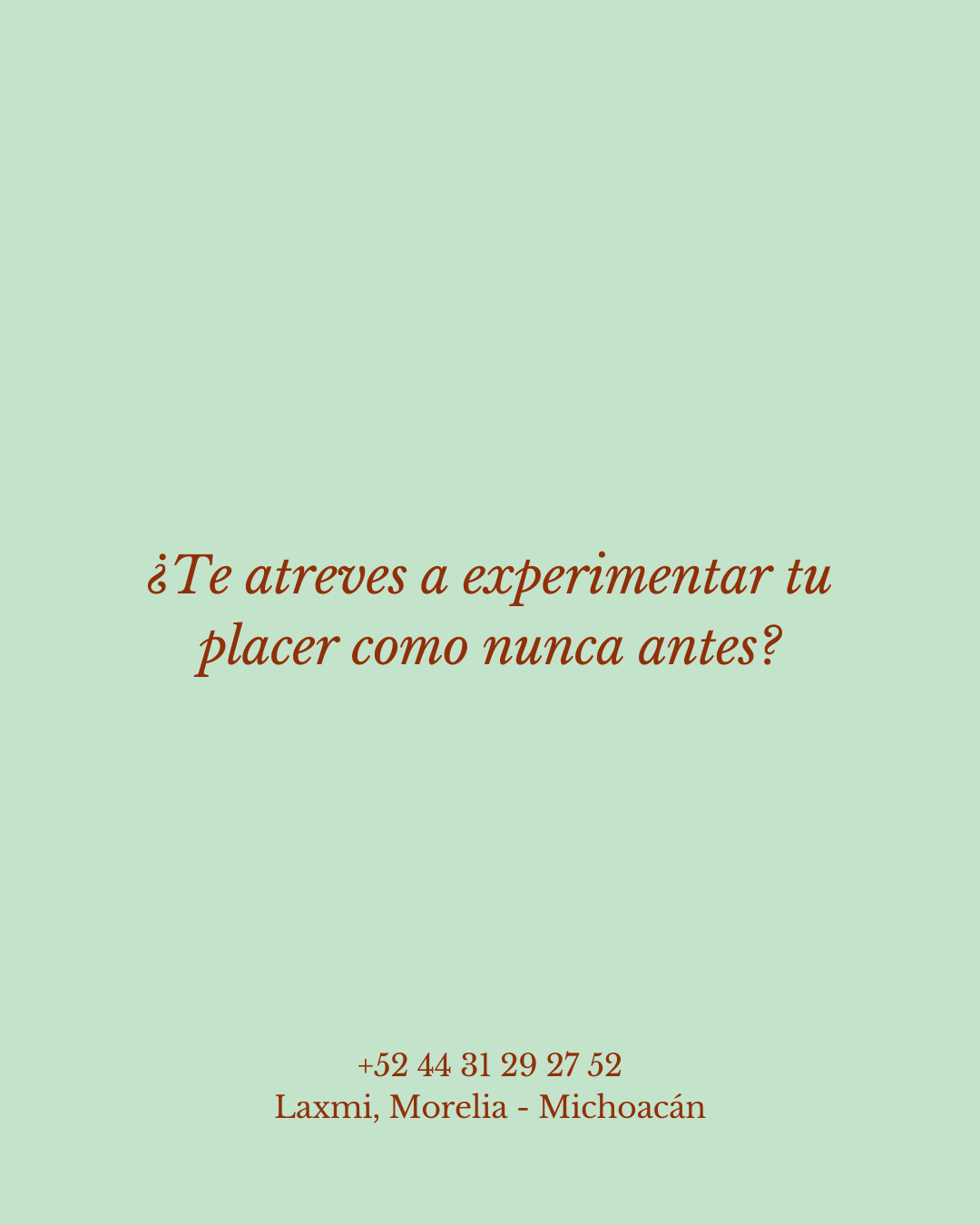 Meditación Sexual Consciente (MSC)