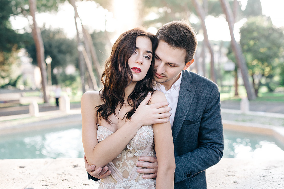 Свадебная фотосессия в Риме. Свадебный фотограф в Риге Юрий Кор