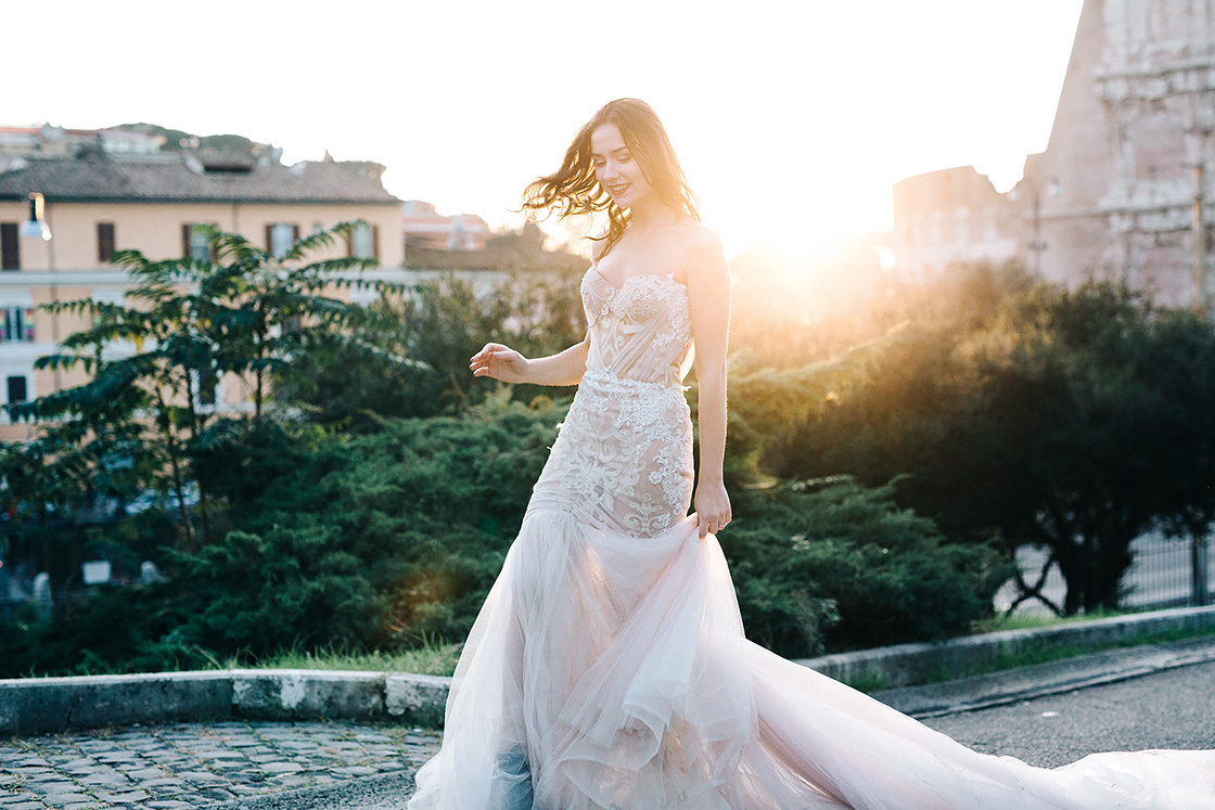 Свадебная фотосессия в Риме. Свадебный фотограф в Риге Юрий Кор