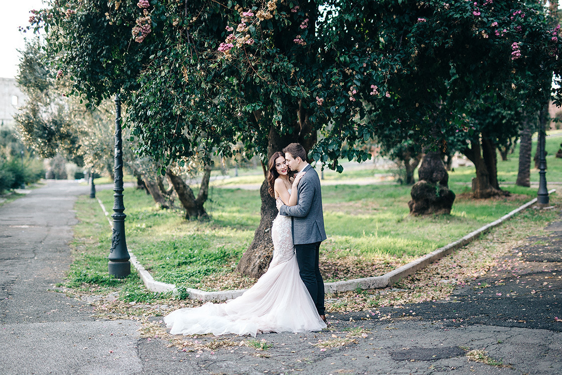Свадебная фотосессия в Риме. Свадебный фотограф в Риге Юрий Кор