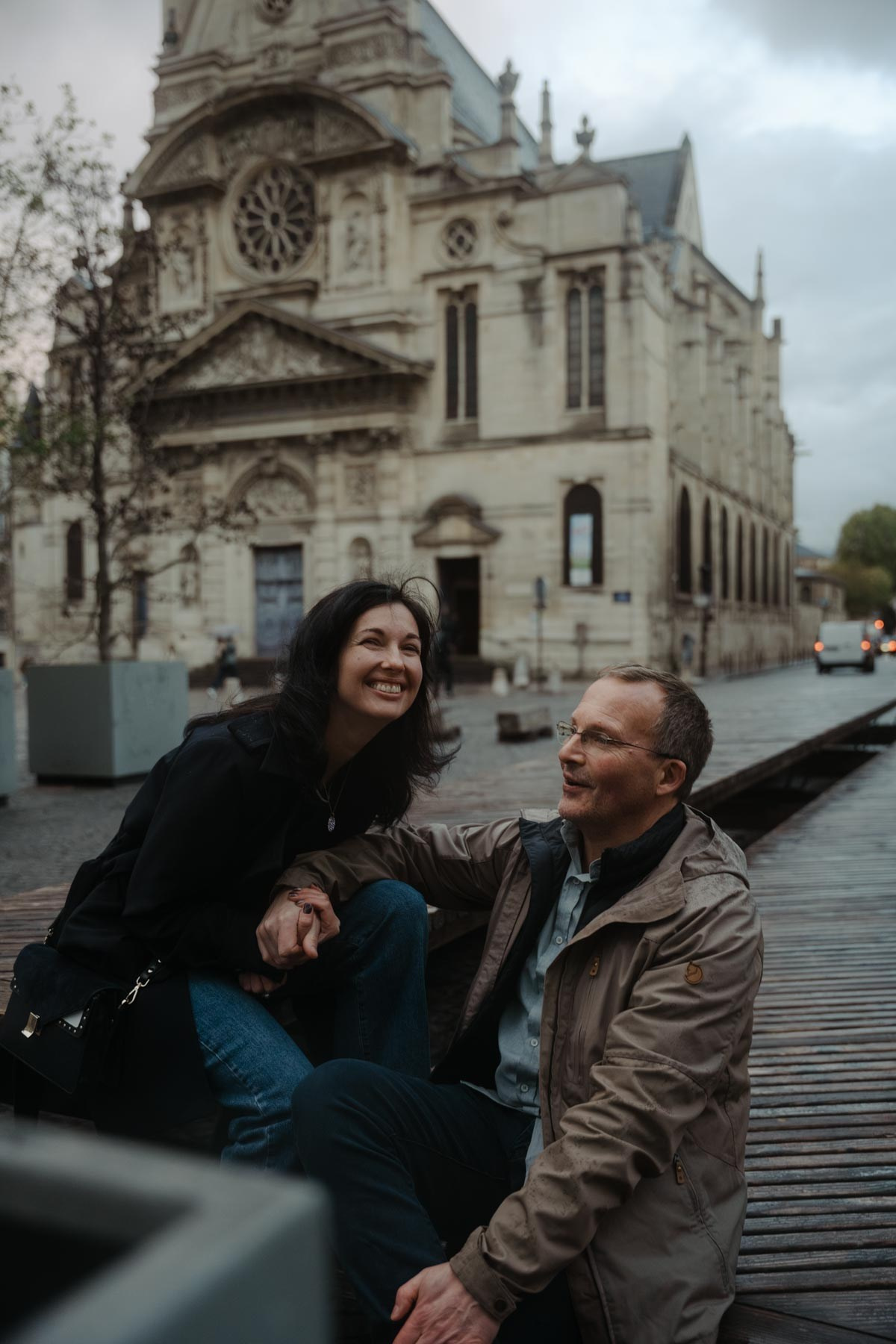 Katerina & Åge in rainy Paris. Фотограф в Париже Полина Осипова