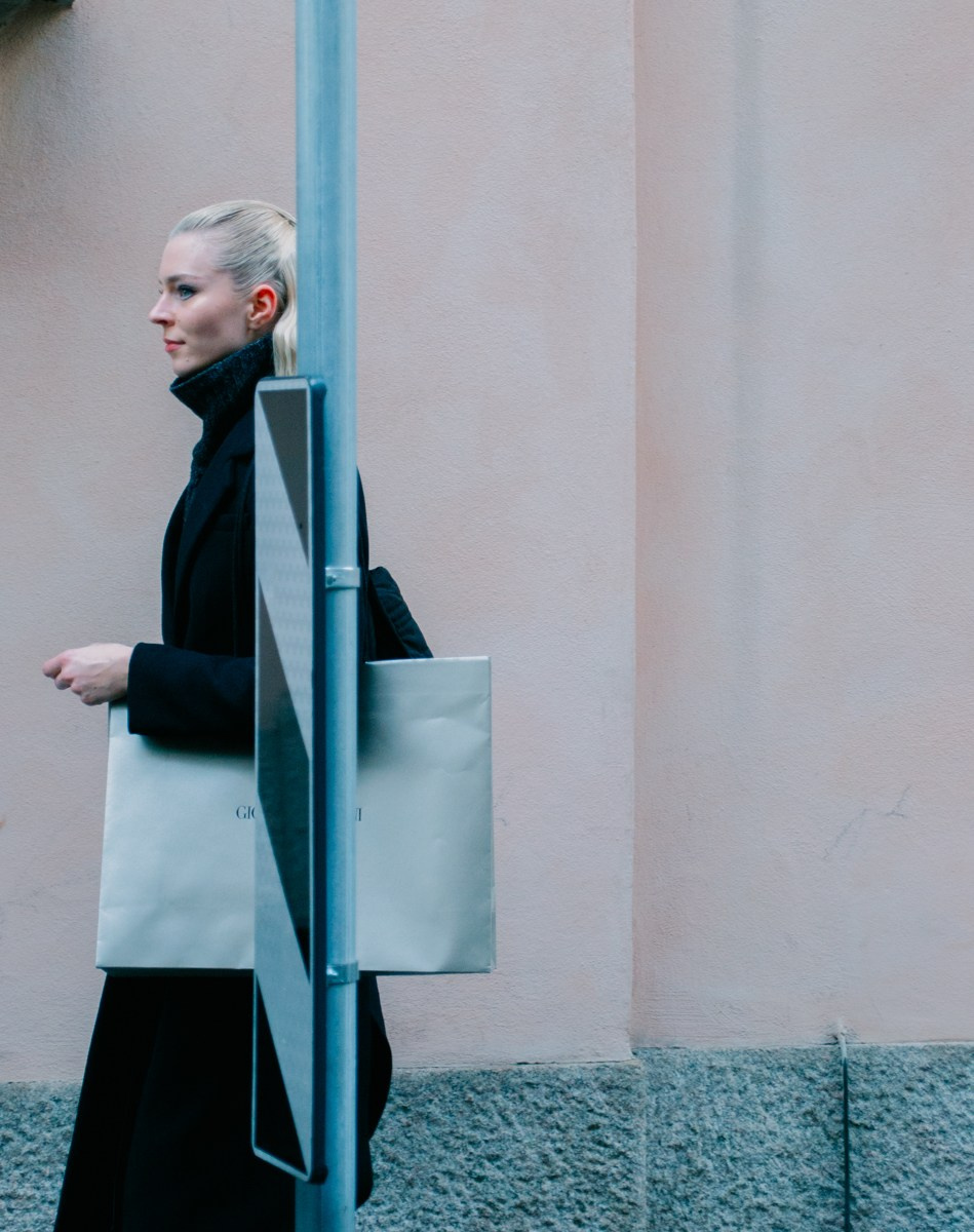 Street style in Milan. Milano Fashion Week