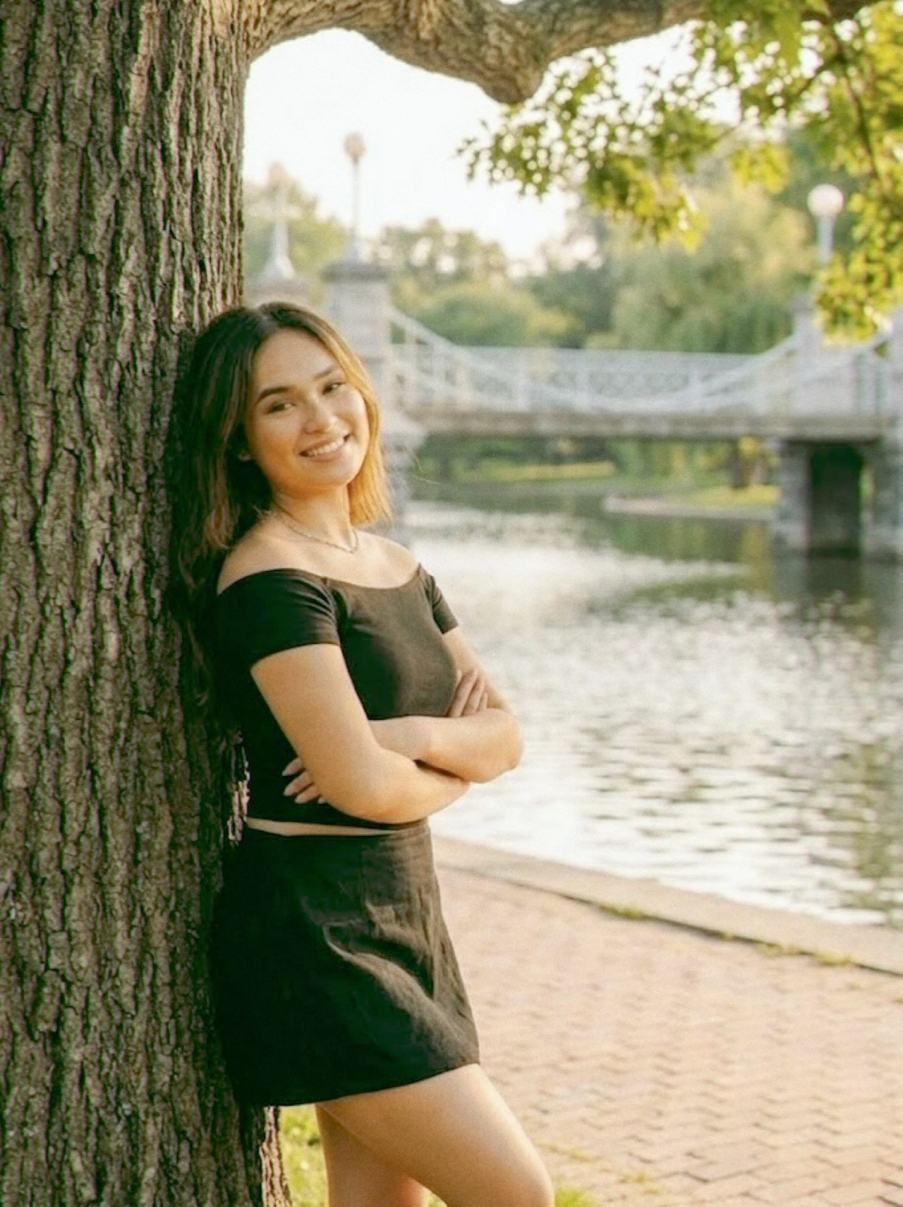 Afternoon in the park with Sofia. Kelly Sang, graduation and portrait photographer in Boston