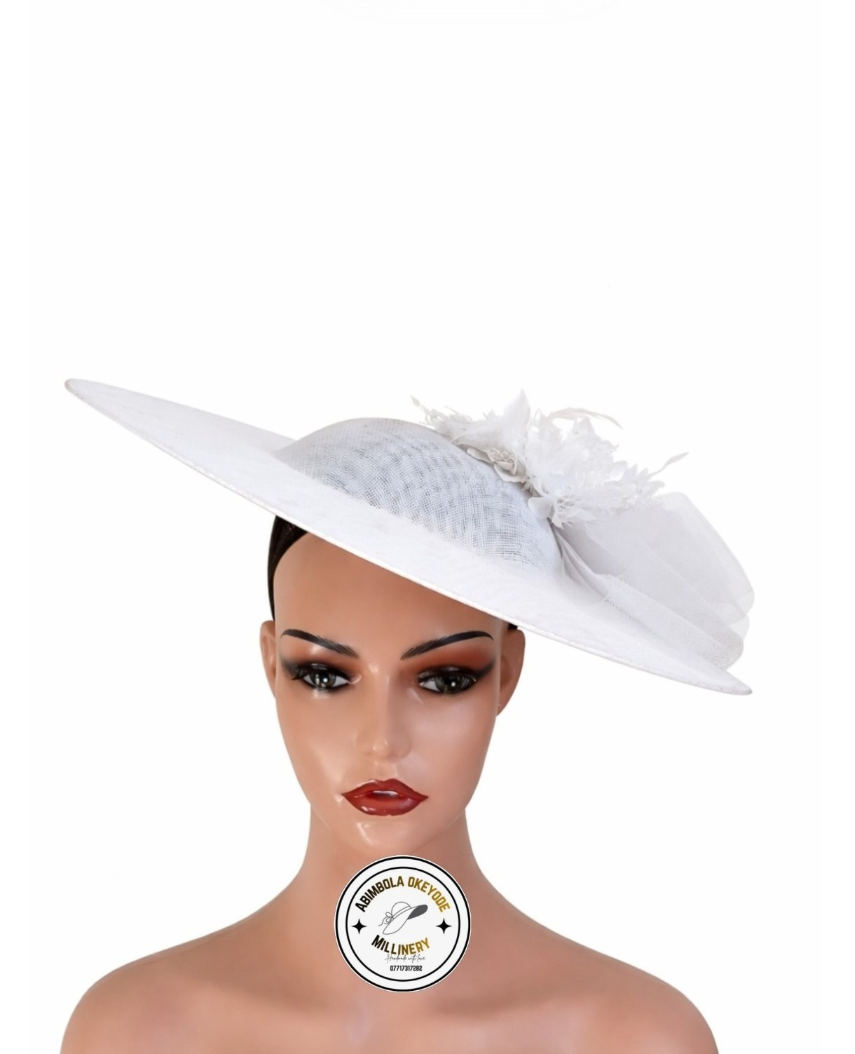 A milliner in Hull, UK Abimbola Okeyode