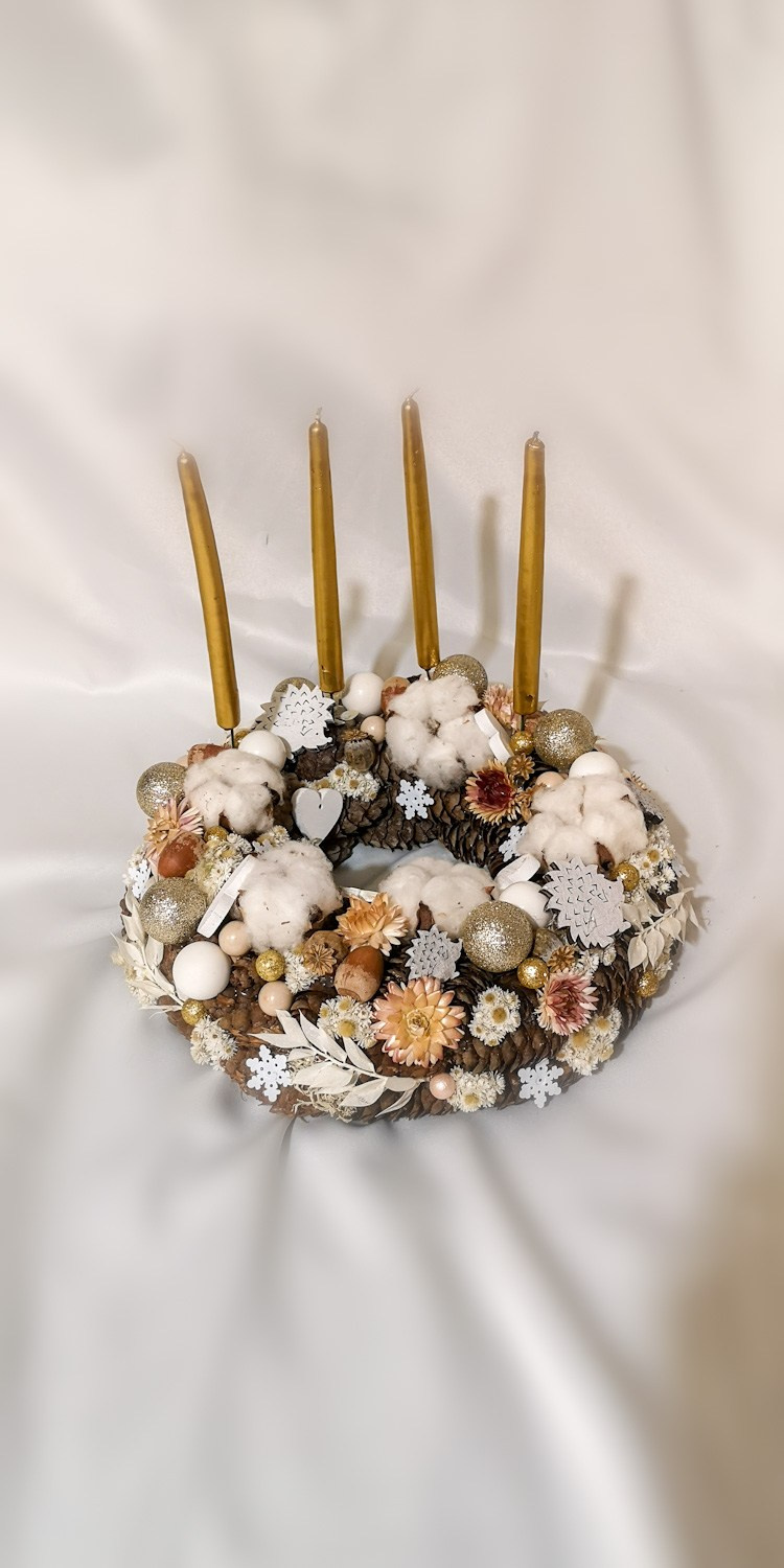 Adventes vainadziņi. Event design, decoration, floristry, gift, Irina Novika, Riga, Latvia