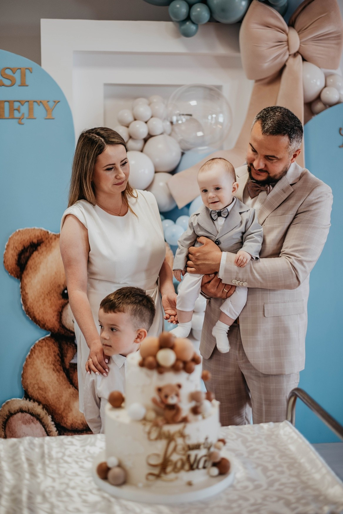 Chrzest Święty Leosia. Dominika Strachacka Fotografia | Fotograf ślubny i rodzinny Opole Lubelskie Lublin