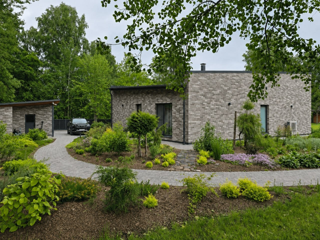 Country Residence 122m2. Interior Design Studio 4 Stūri